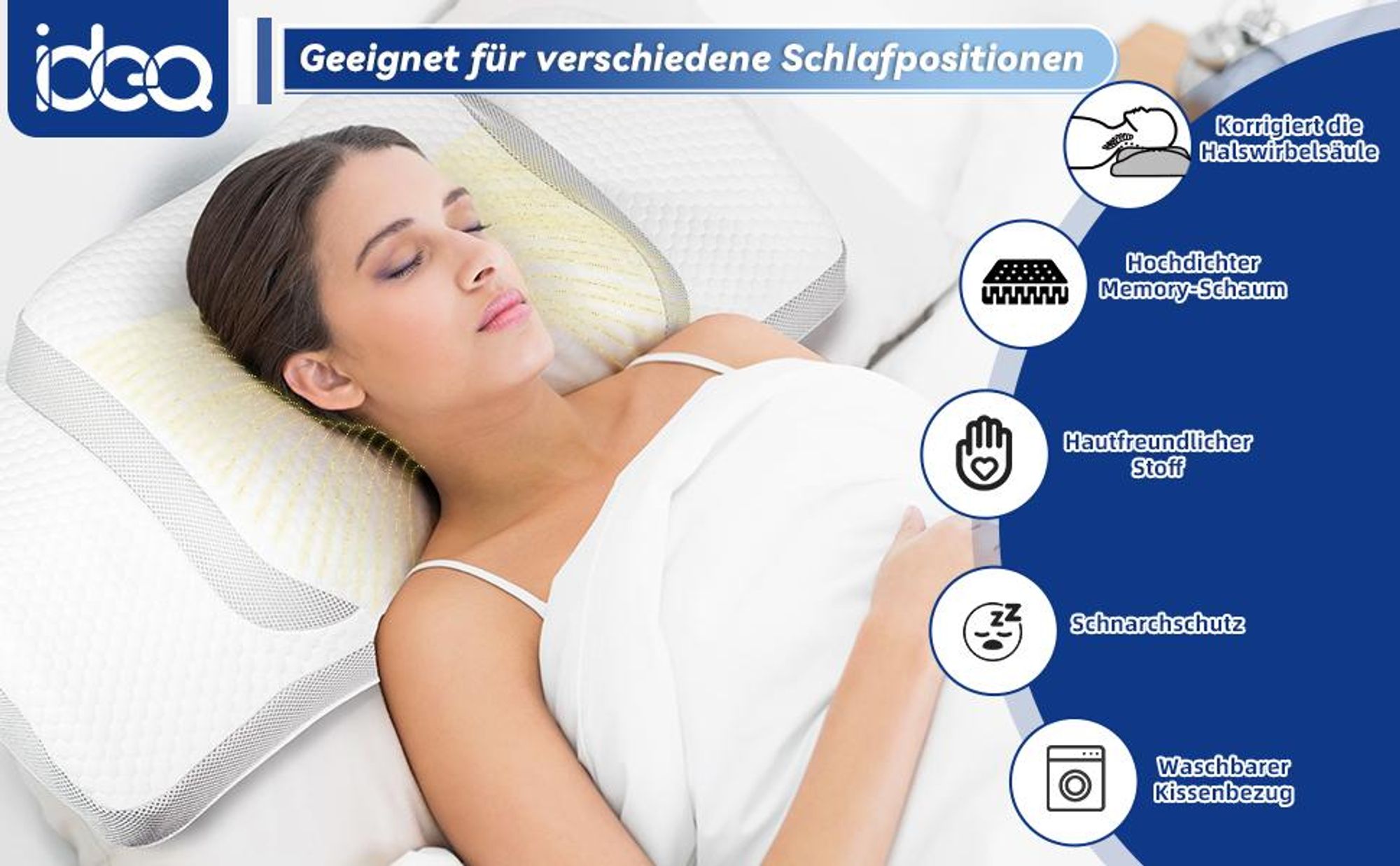 Guter Schlaf beginnt mit einem guten Kissen