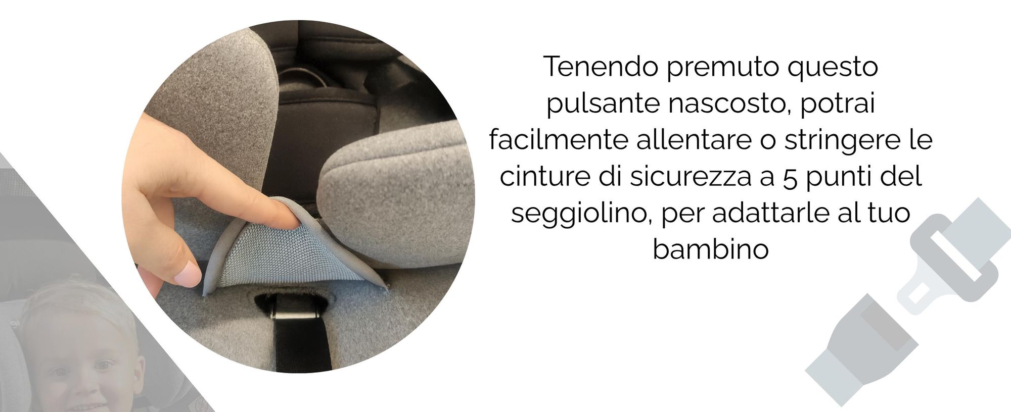 KidsZone Seggiolino Auto 0-36 kg Isofix Girevole 40-150 cm i-Size