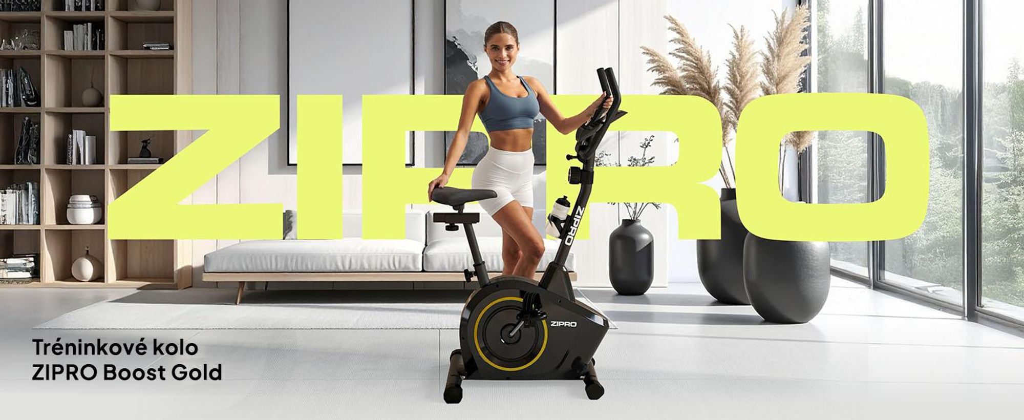 Zipro rotoped Boost Gold – magnetické fitness kolo s nosností až 120 kg Tichý rotoped s měřením pulsu, držákem na láhev a držákem na ručník