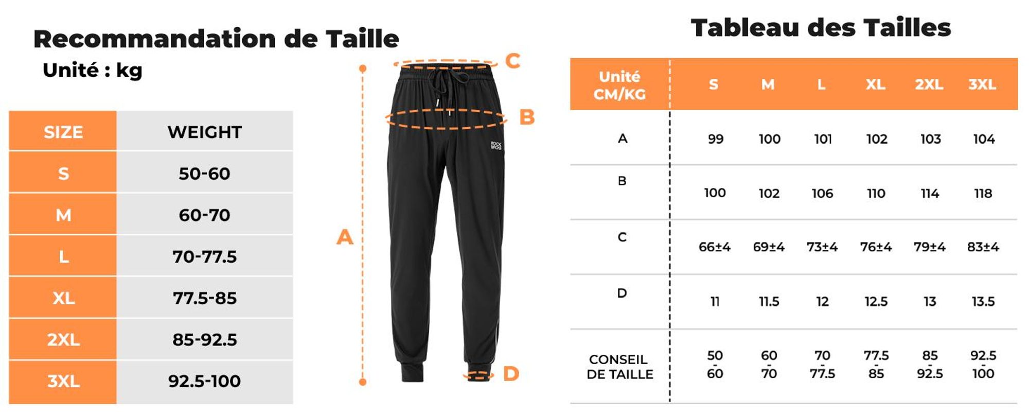 ROCKBROS Pantalón Largo Hombre Ligero Secado Rápido Impermeable Bolsillos Reflectante Ciclismo Running Senderismo