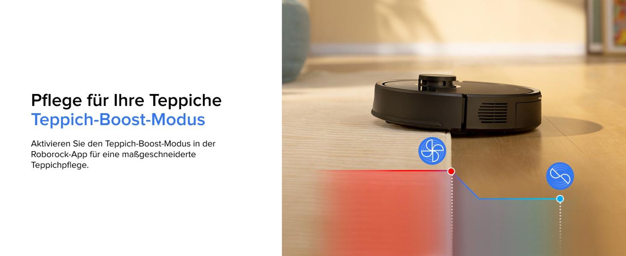 Teppich-Boost-Modus