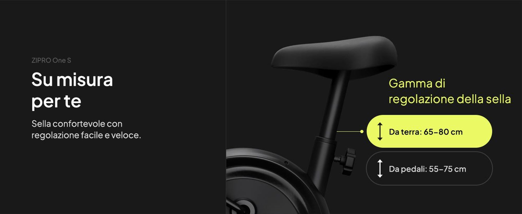 Zipro ZIPRO One S Allenatore per biciclette magnetico