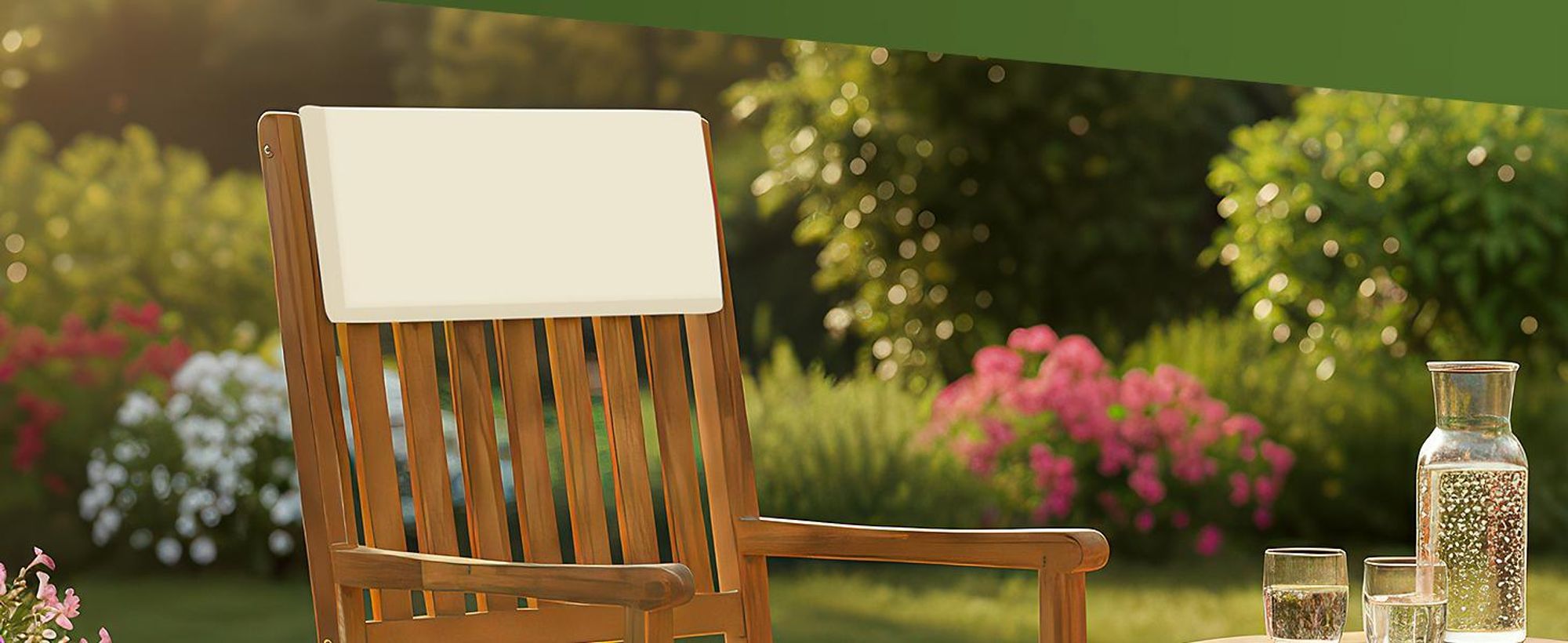 Casaria® Schaukelstuhl Outdoor wetterfest aus Akazienholz, bis 160 kg