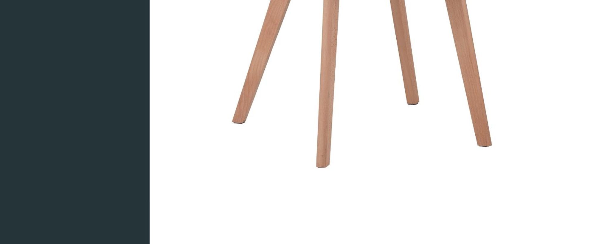 ALBATROS Esszimmerstühle 4er Set AALBORG, Grau - Beine aus Buche Massiv-Holz, Skandinavisches Retro-Design, bequemer Schalenstuhl - Eleganter Küchenstuhl, Stuhl Esszimmer für Esstisch