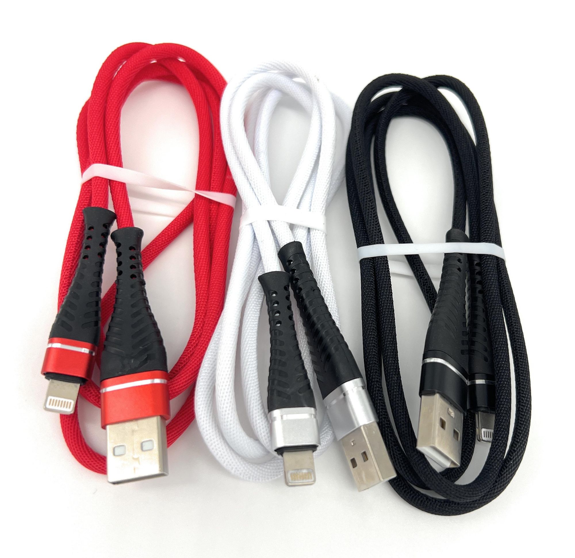USB-A Ladekabel Datenkabel für Apple geeignet 1m für iPhone 15 14 13 iPad iPod