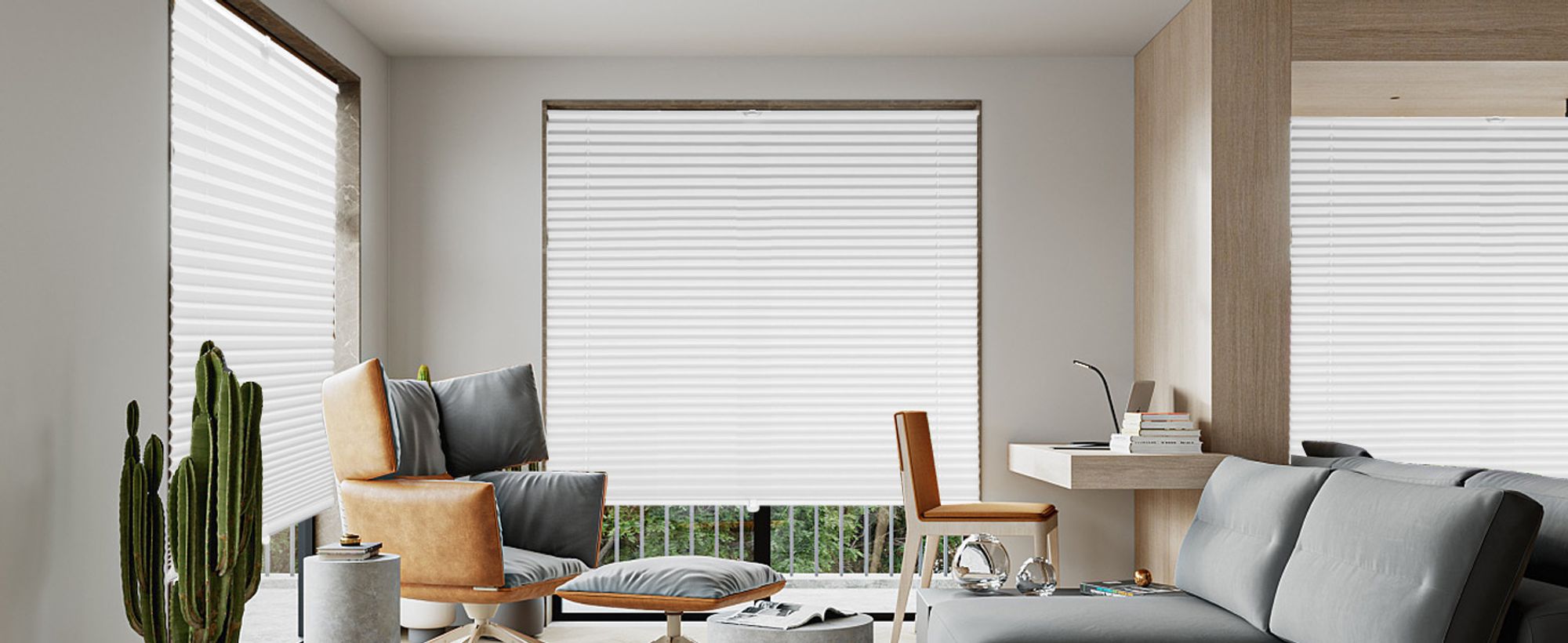 Plissee Klemmfix ohne Bohren 100x130cm Weiß Sonnenschutzrollo Verspannt Blickdicht Lichtschutz Faltrollo Jalousie Rollos für Fenster und Tür