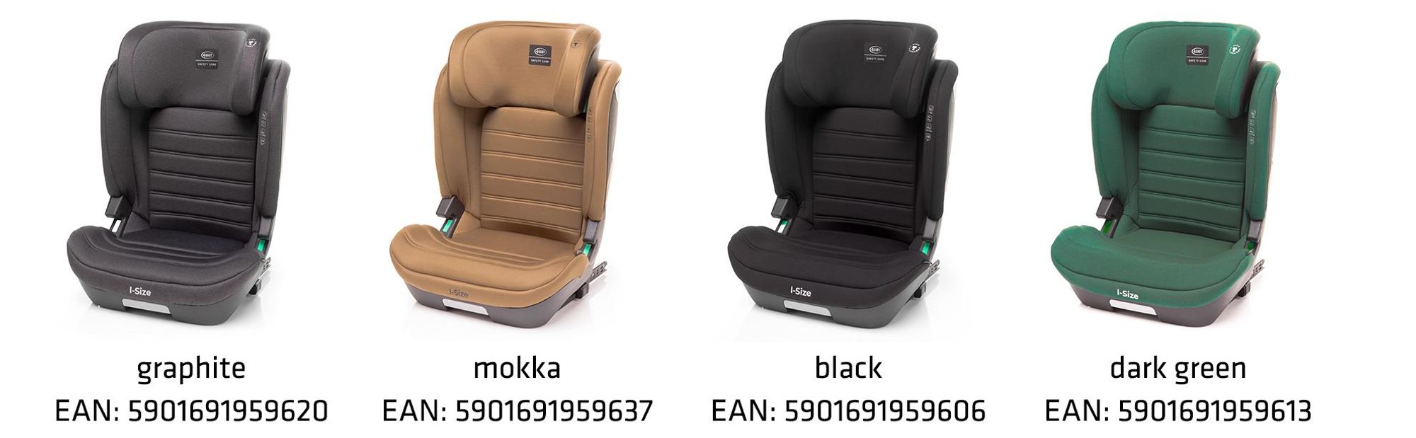 4Baby | Dětská autosedačka - od 3 let - ISOFIX, i-Size, 15-36 kg, 105-150 cm, nastavitelná opěrka hlavy, instalace po směru jízdy - Černá - App-Fix