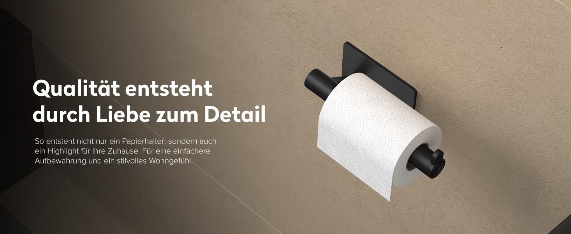 doporro Toilettenpapierhalter selbstklebend, Klopapierhalter aus Edelstahl ohne Bohren, Klorollenhalter für Badezimmer, Matt Weiß Lino-02