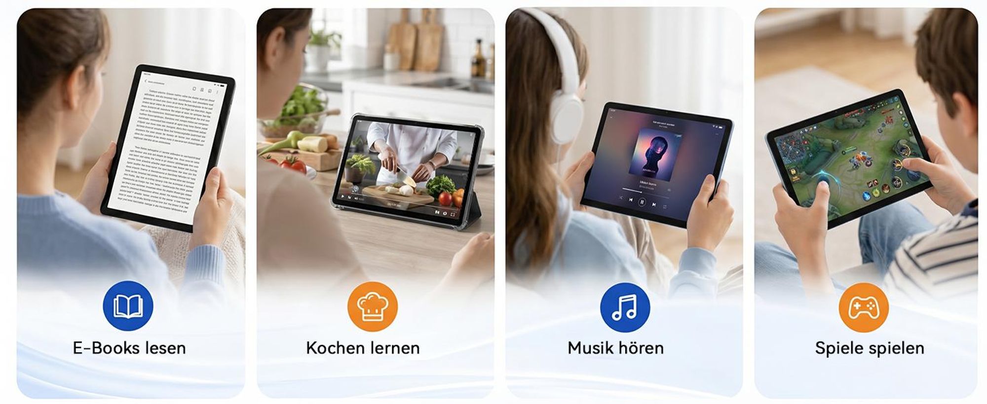 TABWEE T70 11“ Tablet, 32(8+24)+256GB, Android 16, 8000mAh, BT5.0, Face ID, Widevine L1, Rheinland, Umfasst Tastatur, Maus, Eingabestift usw