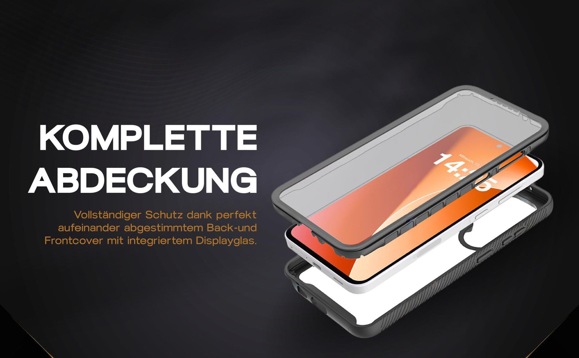 Handyhülle für Samsung Galaxy S26 Ultra mit Schutz von beiden Seiten