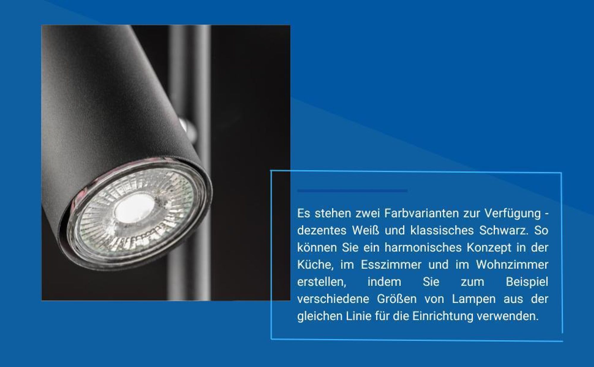 GTV - Schreibtischleuchte VENETO, IP20, max. 20W, 1 x GU10, weiß