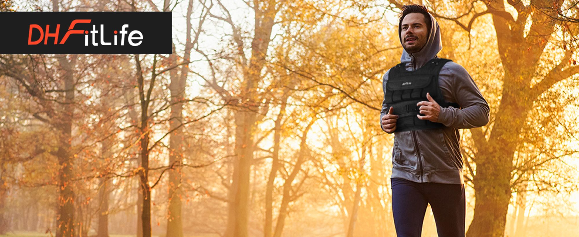 DH FitLife Gewichtsweste 10kg verstellbar - Kompakt & stabil für Muskelaufbau/Krafttraining, Lauf/Fitness (Damen/Herren) | Fitnessweste Trainingsweste