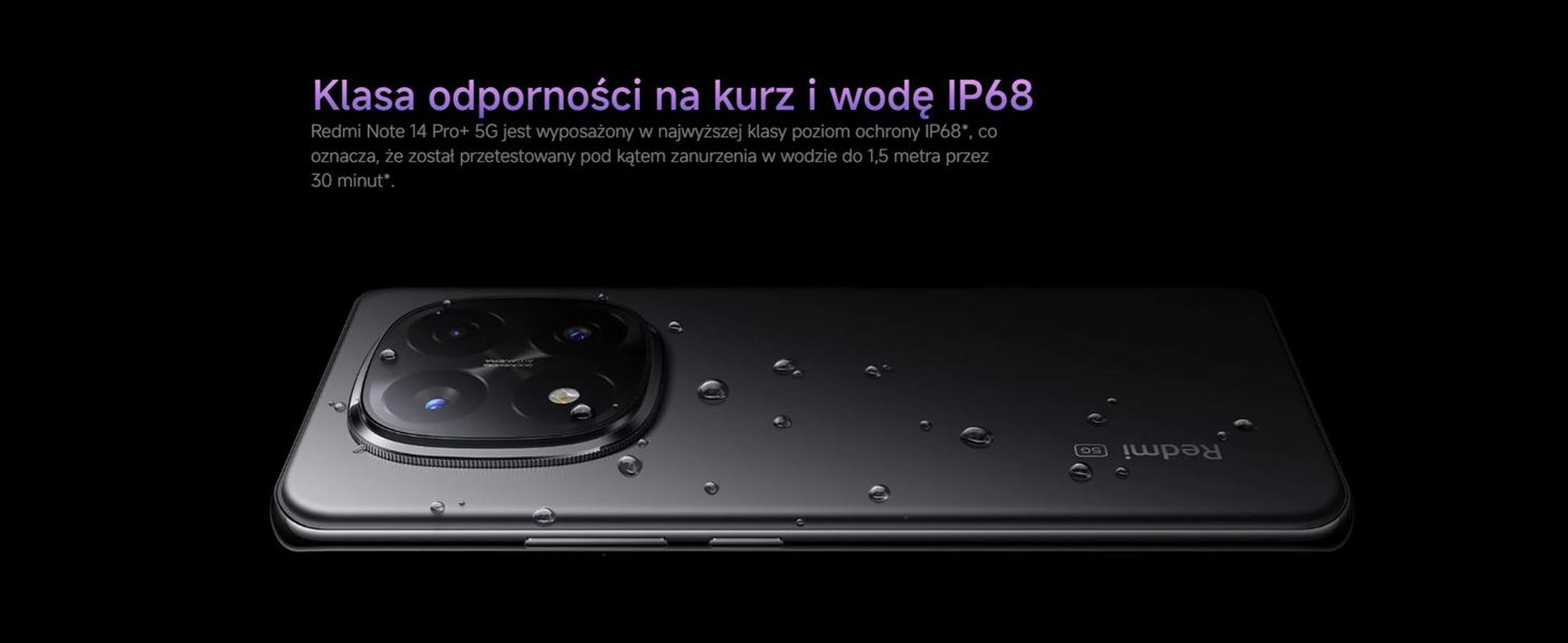 Xiaomi Redmi Note 14 Pro+ 5G Smartfon 8/256GB Czarny