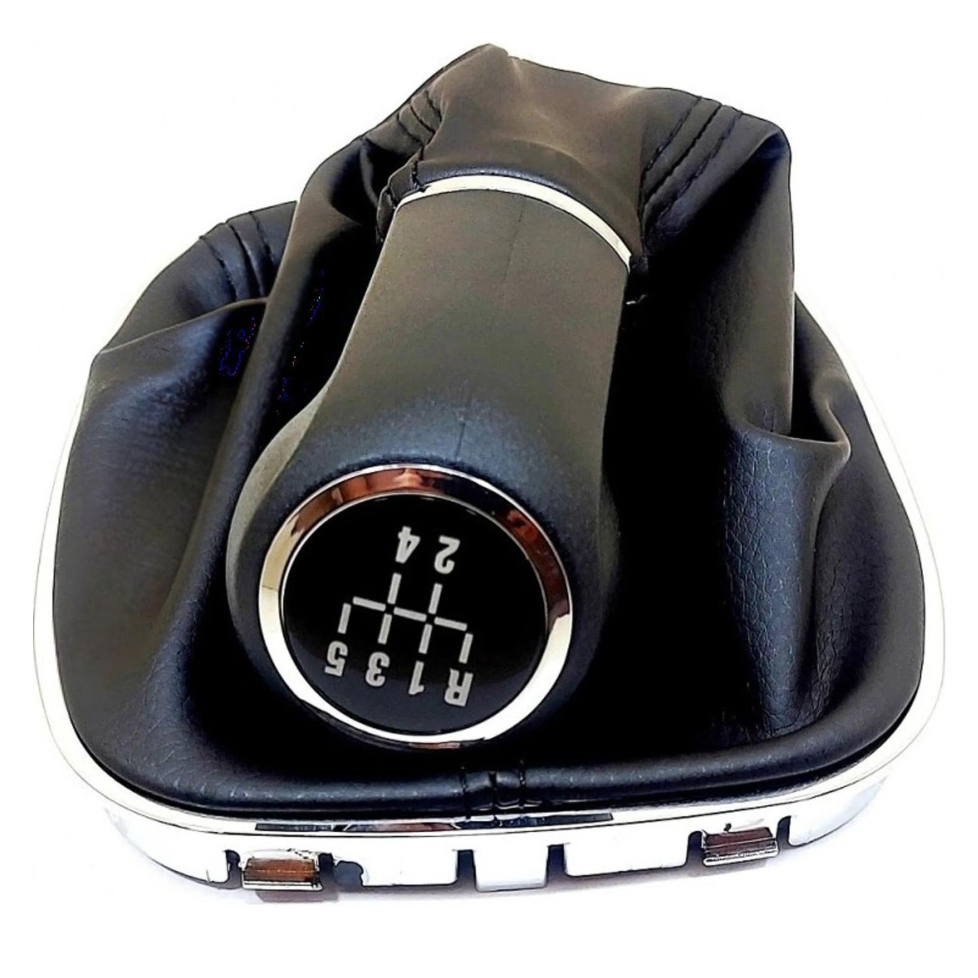 Schaltknauf 5 Gang + Schaltmanschette + Chromrahmen Für Opel Corsa D E Adam