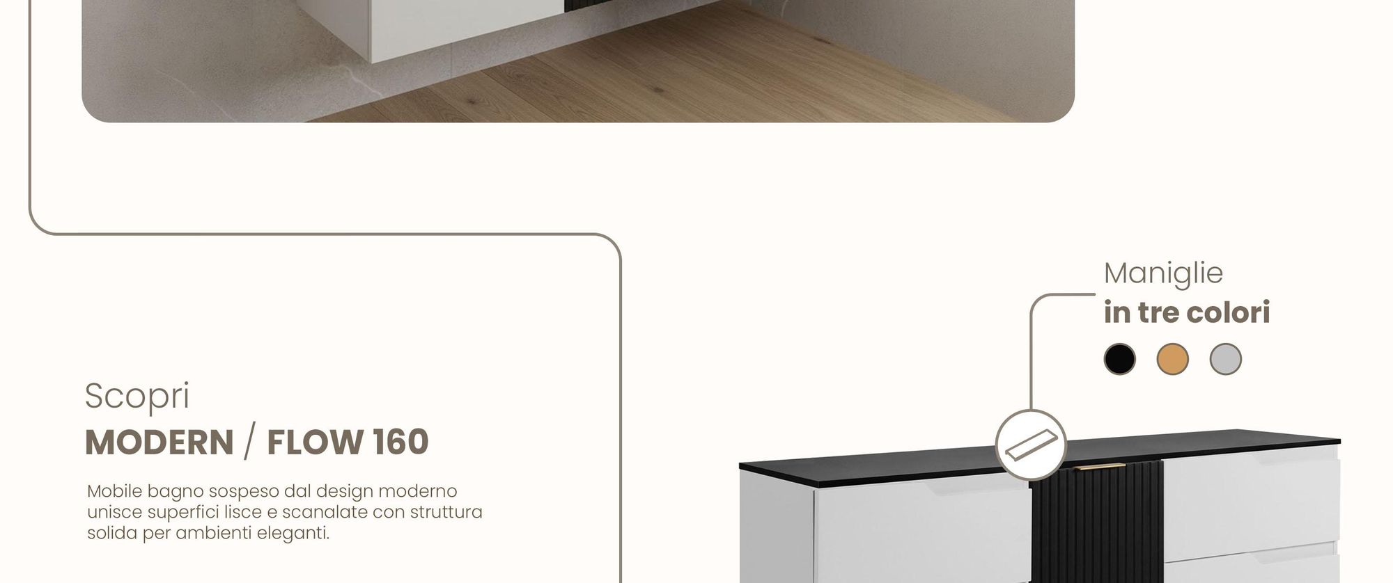 RODAN, mobile bagno, mobile sotto lavabo, mobile bagno moderno, mobili per il bagno