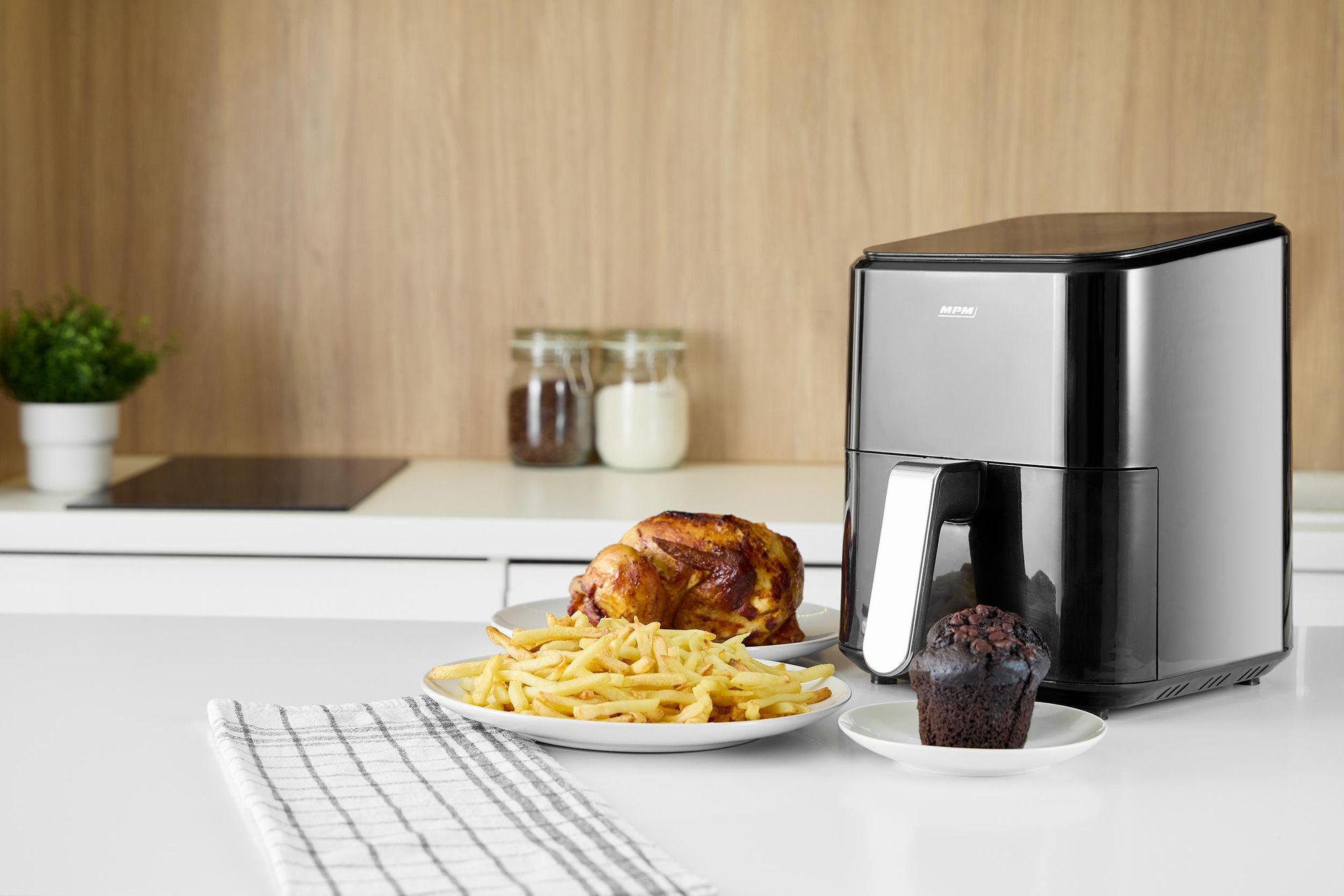 Heißluftfritteuse ohne Fett – Airfryer 4.5L XL  MPM MFR-11