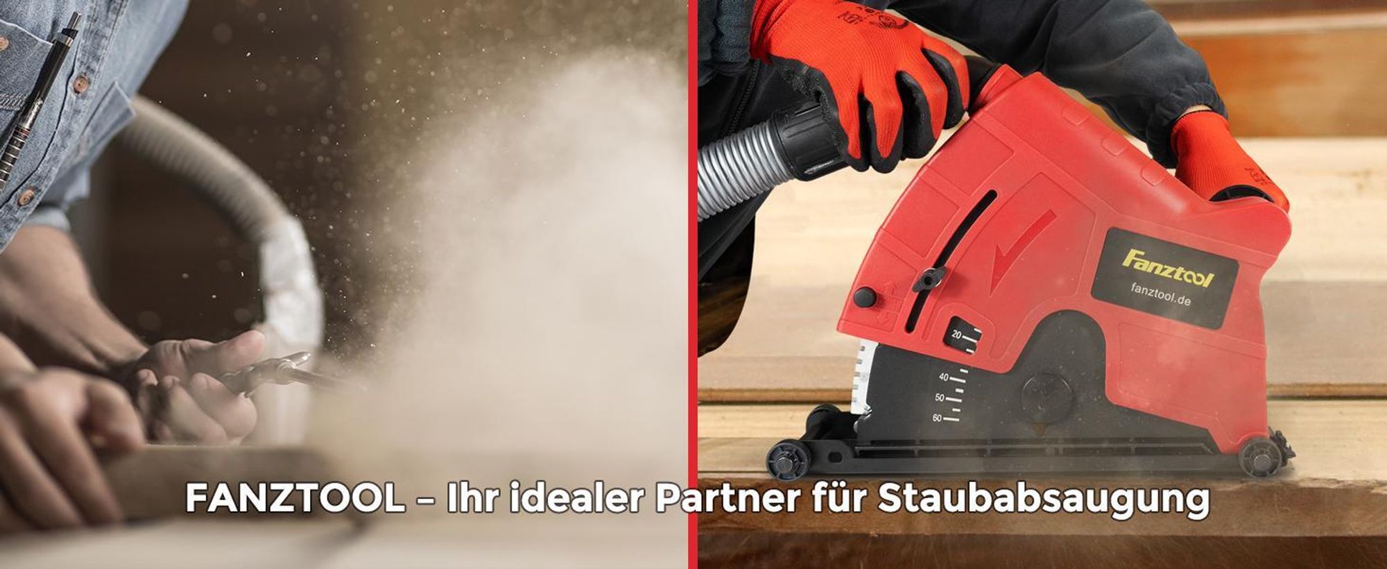Absaughaube für Winkelschleifer + 180 mm Diamantschleiftopf PROFI QUALITÄT