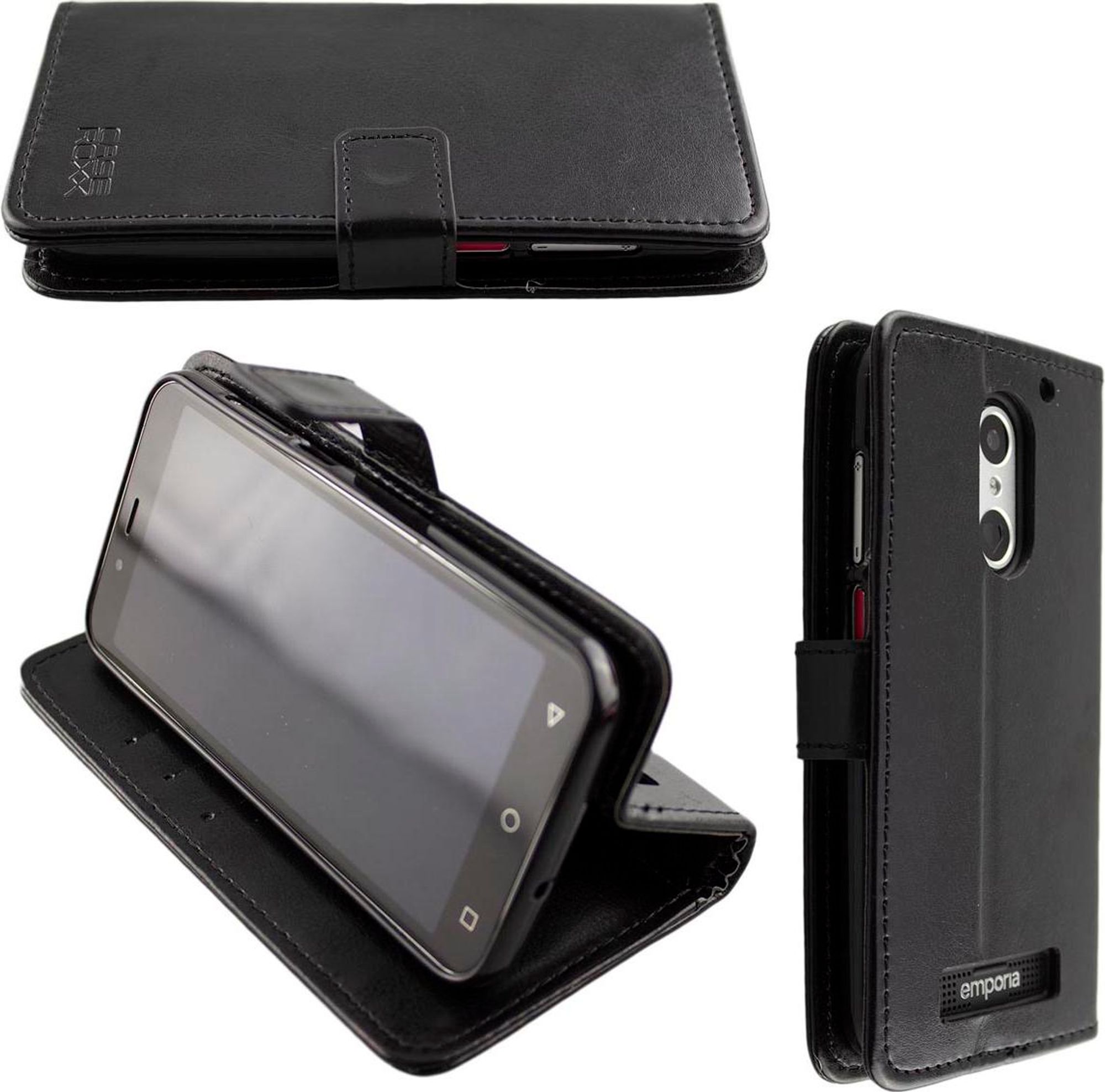 caseroxx Handy Hülle Tasche kompatibel mit Emporia Smart 4 Bookstyle-Case Wallet Case Bild 1
