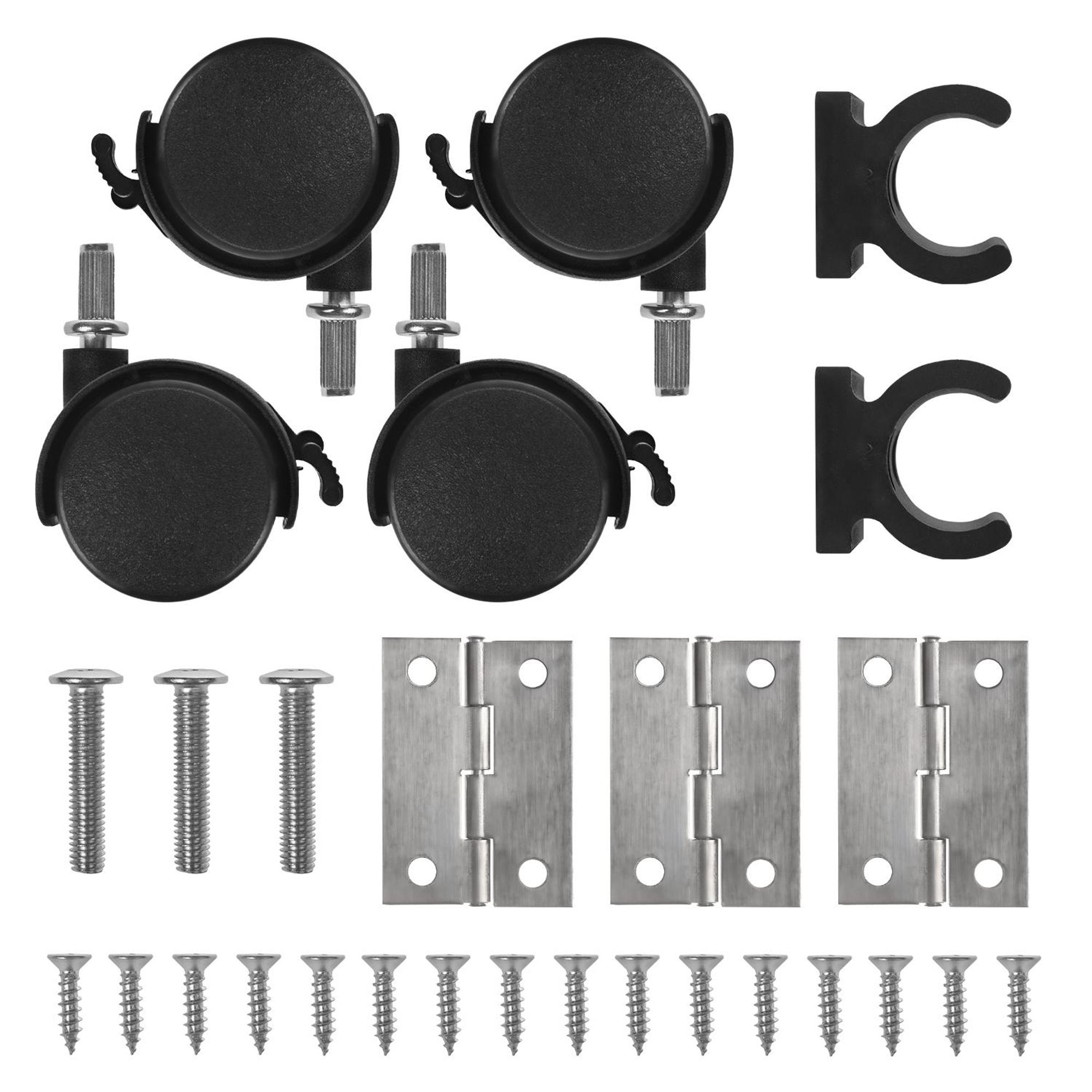 Maclean Klapptisch schwarz mobil Platte 100x50cm max. 50kg MC-1250 B