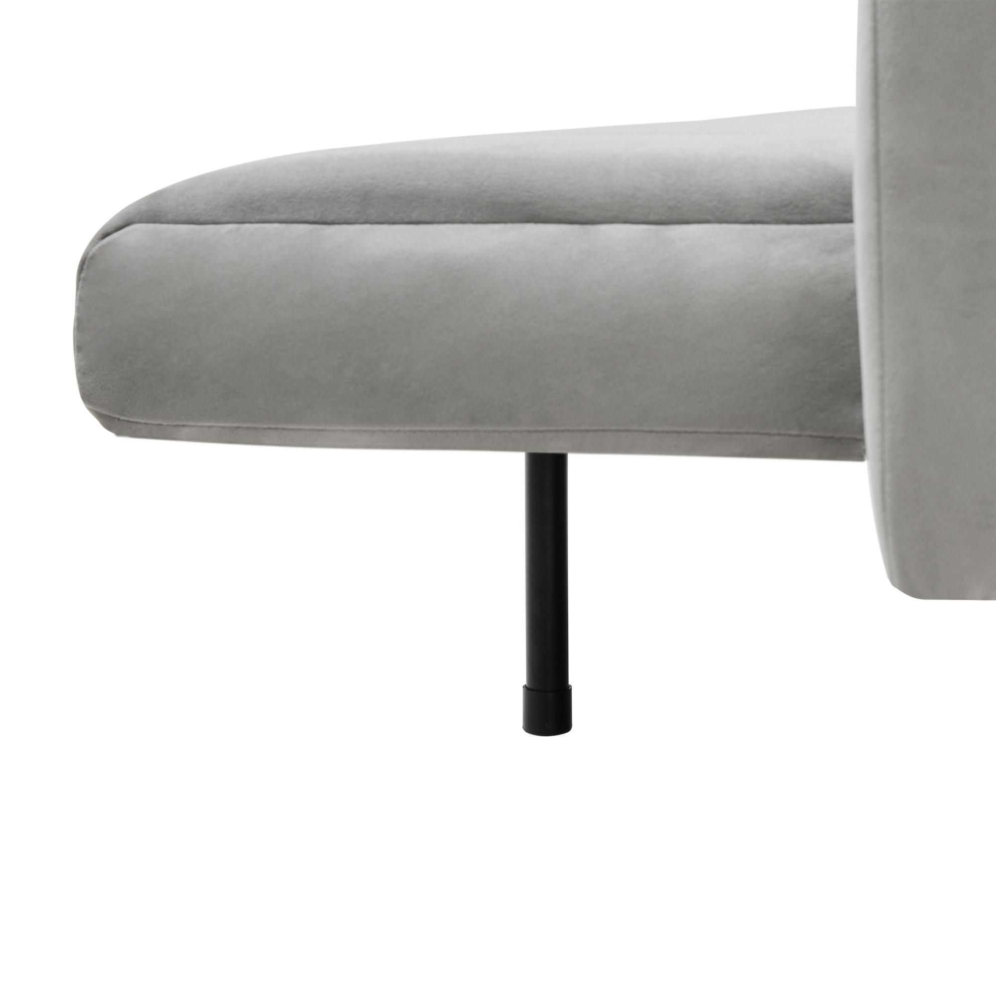 Merax Schlafsofa mit Bettfunktion, Klappbett Bettsofa Klappsofa mit Schlaffunktion, Gästebett Rückenlehne neigbar 95°-180°, 183 x 76 x75cm, Grau