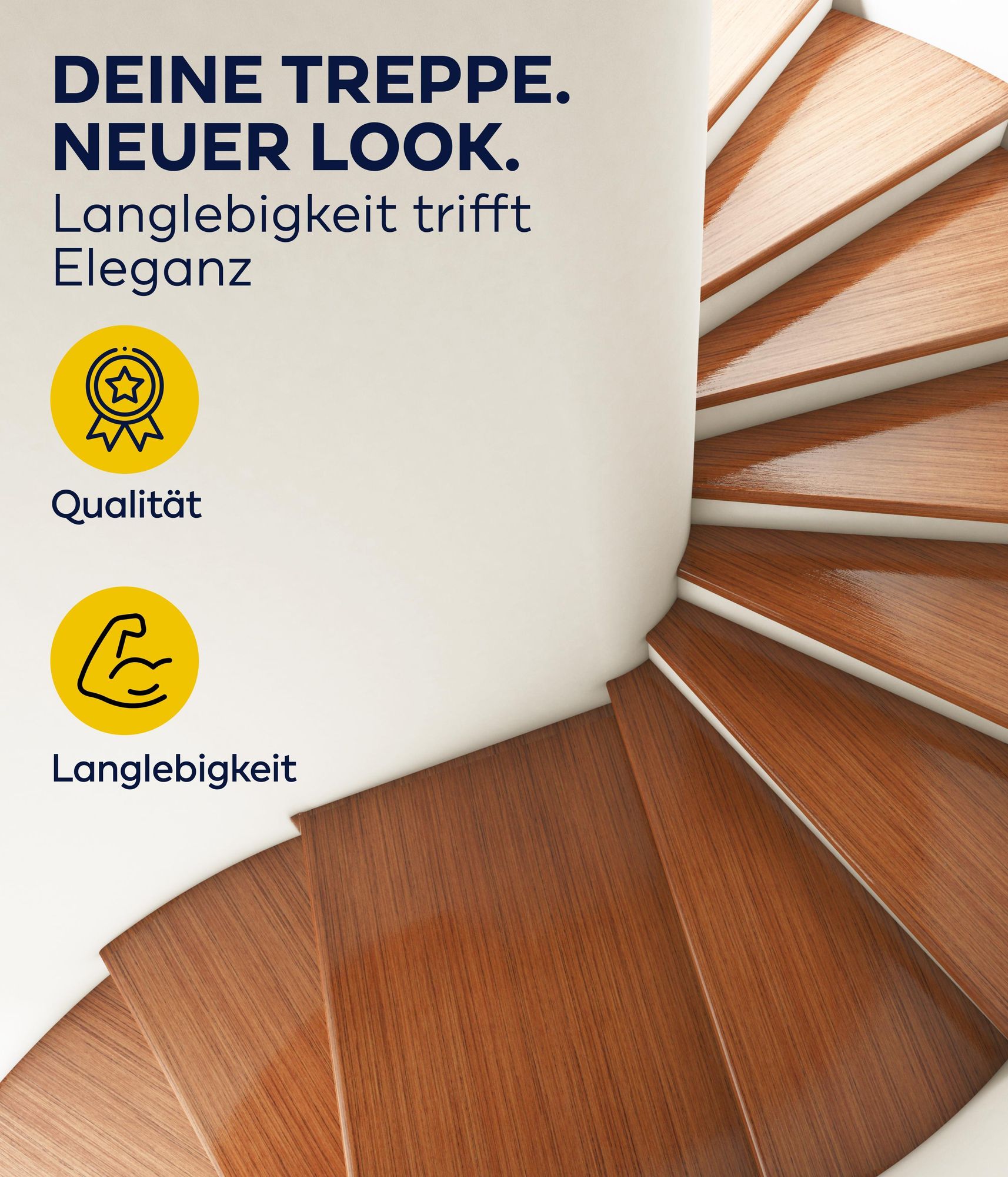 Plid® Treppenlack 1,5L Farblos Glänzend für ca. 18 m² – Treppensiegel & Klarlack für Holztreppen, Parkett & stark beanspruchte Flächen