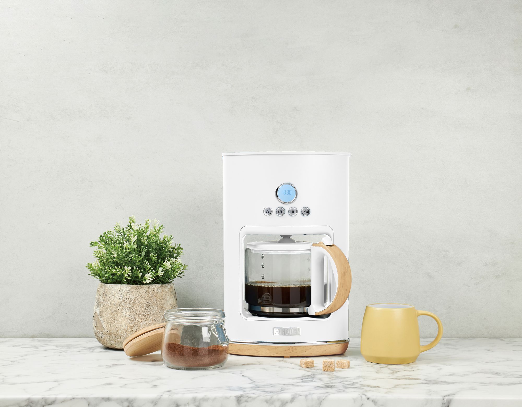 Haden Kaffemaschine Dorchester White 1,5 l, weiß