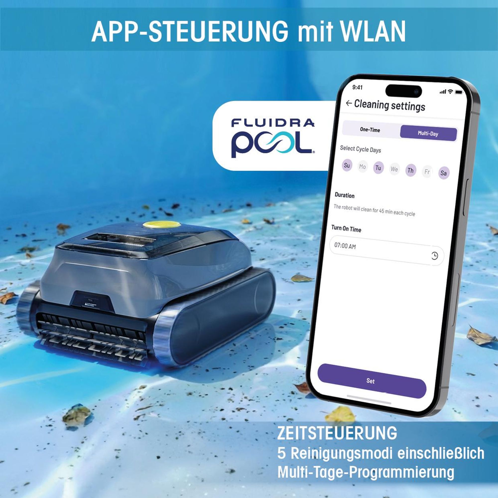 ZODIAC Poolroboter WR000703 - Freedom Lite – Kabellos, Bodenreinigung, Kompakt & Benutzerfreundlich, für Pools bis 30 m²