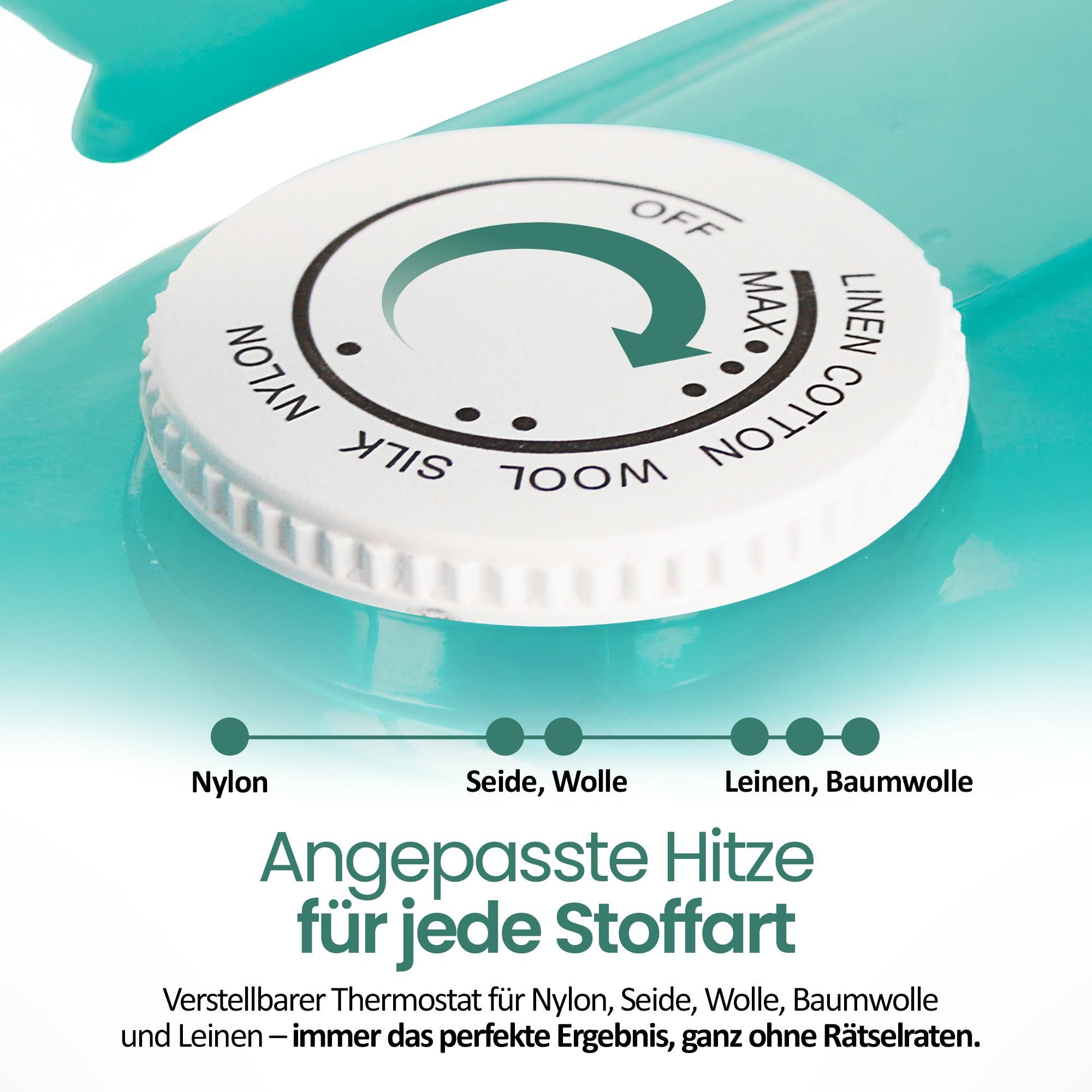 Emerio Dampfbügeleisen SI-110298.4 – Selbstreinigend – 8–17 g/min – Vertikaldampf – Dampfstoß-Funktion – 2000W