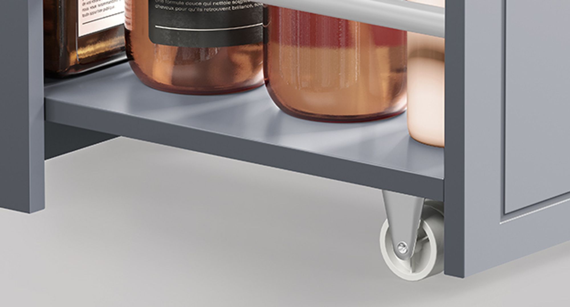 VASAGLE Badezimmerschrank klein, Toilettenschrank mit Schubladen