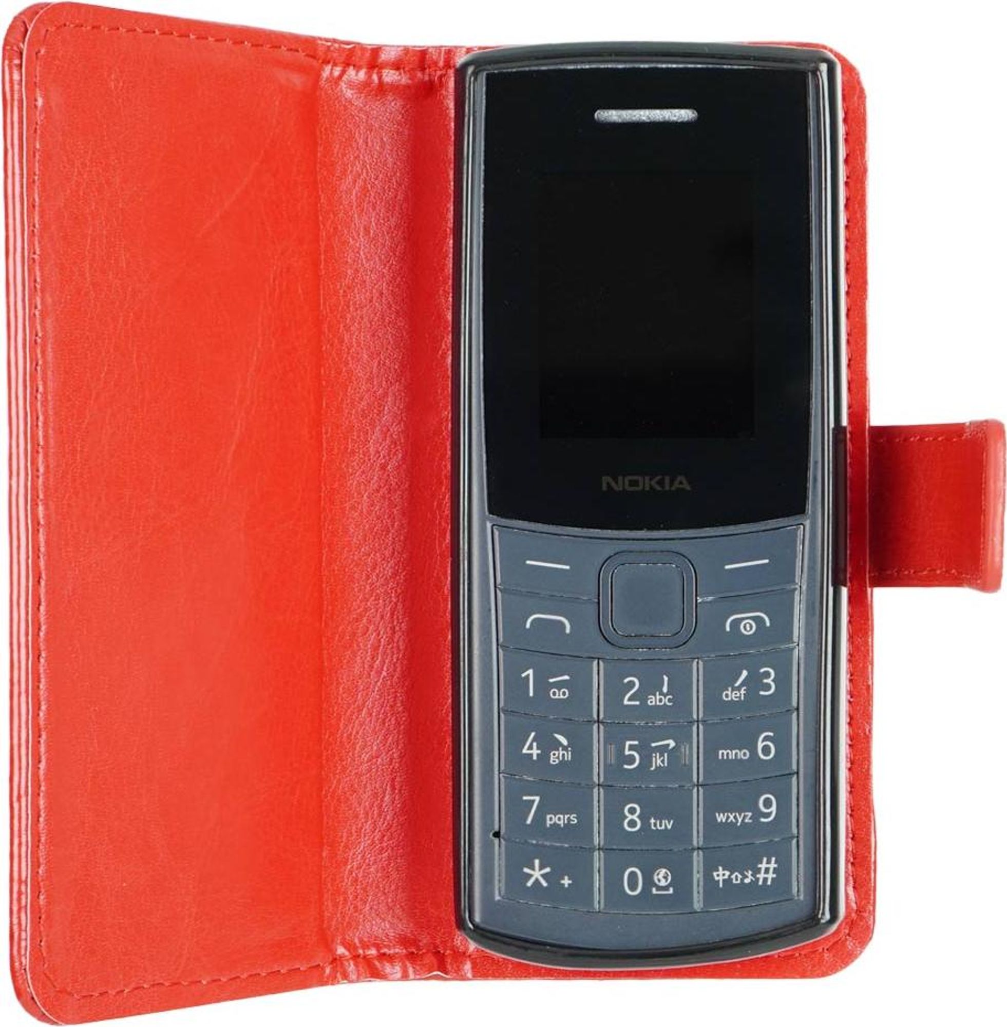 caseroxx Handy Hülle Tasche kompatibel mit Nokia 105/110 4G (2023, 2024), 105/110 4G (2nd Edition) Bookstyle-Case Wallet Case Bild 4