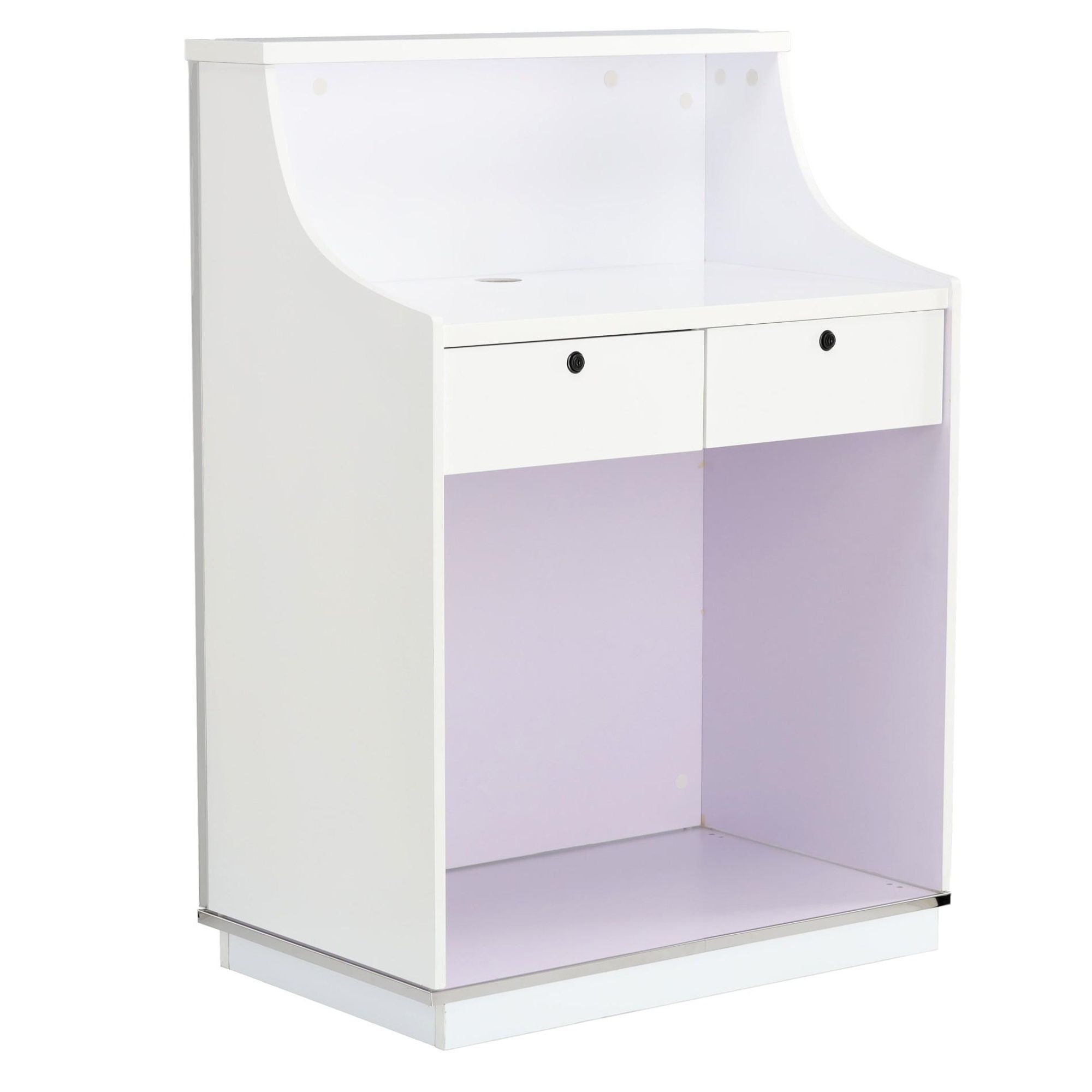 Base de réception à encastrer pour réception de 80 cm cosmétique pour salon de SPA.