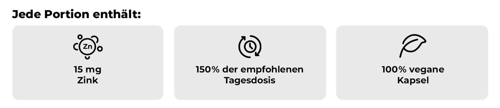 GymBeam - Zinkchelat (Bisglycinat), 90 Kapseln