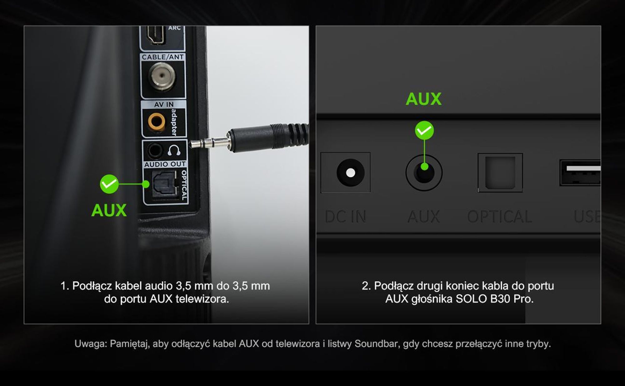 ULTIMEA 2.1-kanałowy soundbar do telewizora z regulowanym basem, sterowaniem za pomocą aplikacji, soundbar typu „wszystko w jednym”, głośnik telewizyjny Bluetooth 5.4, Poseidon M20