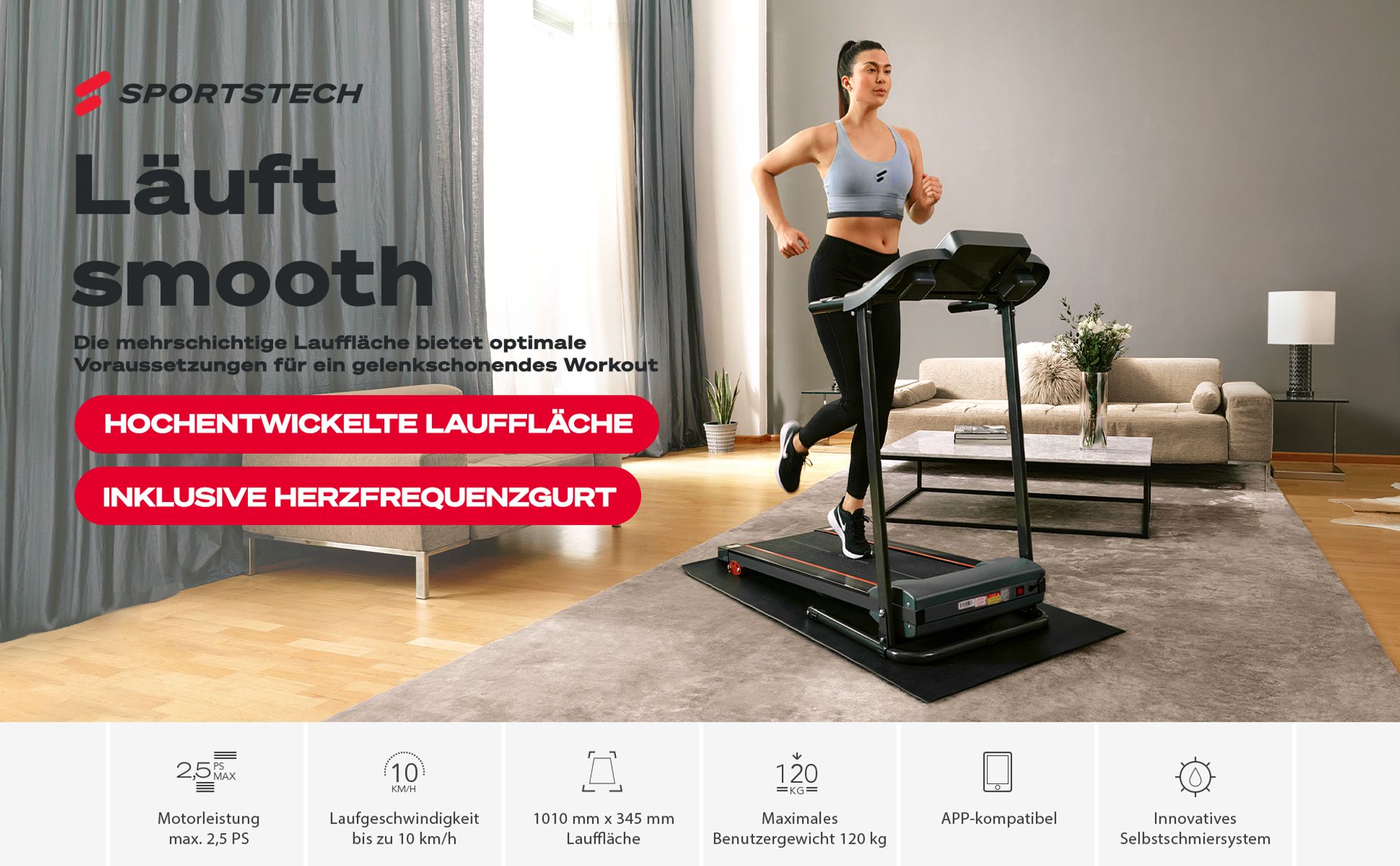 Sportstech F10 Laufband