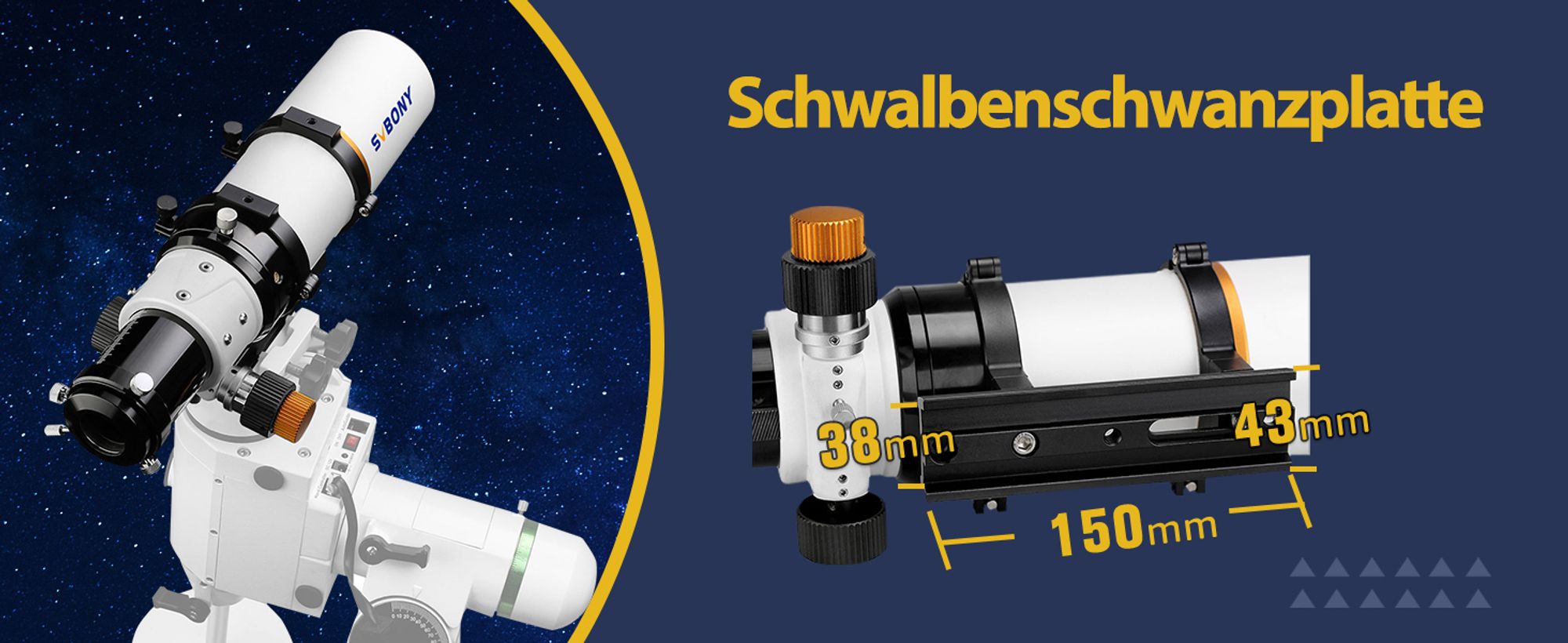 SVBONY SV503 Monokular-Teleskop, 70ED F6, hochauflösender Refraktor-Optikrohr, präziser Mikrofokusierer, geeignet für Astrofotografie