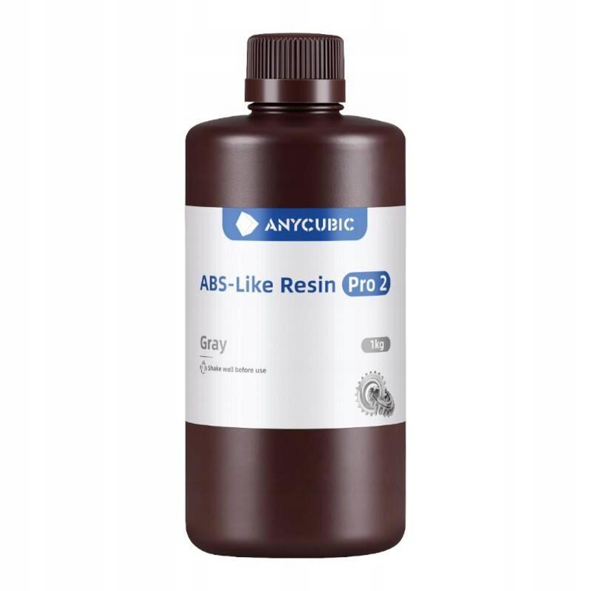 Anycubic ABS-Like Resin Pro 2 Grau 1 kg 3D Drucker Harz UV 405 nm Photopolymer Extrem Bruchfest Hochpräzise Geruchsarm LCD DLP SLA 3D Printer
