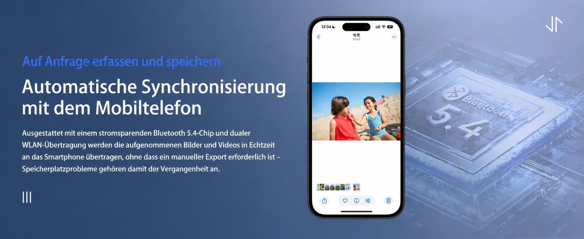 Lunettes connectées Blackview BV100 avec assistant IA, appareil photo 8 Mpx et audio ouvert - Bluetooth 5.4, 51 h d'autonomie en musique, mains libres, IP54