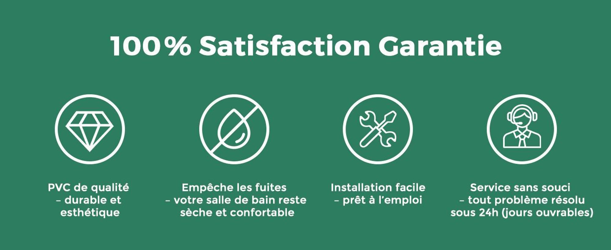 S'AFIELINA joint de rechange déflecteur d'eau joint de douche protection anti-vibration cabine de douche salle de bain 7-8mm verre 60cm 2 pièces