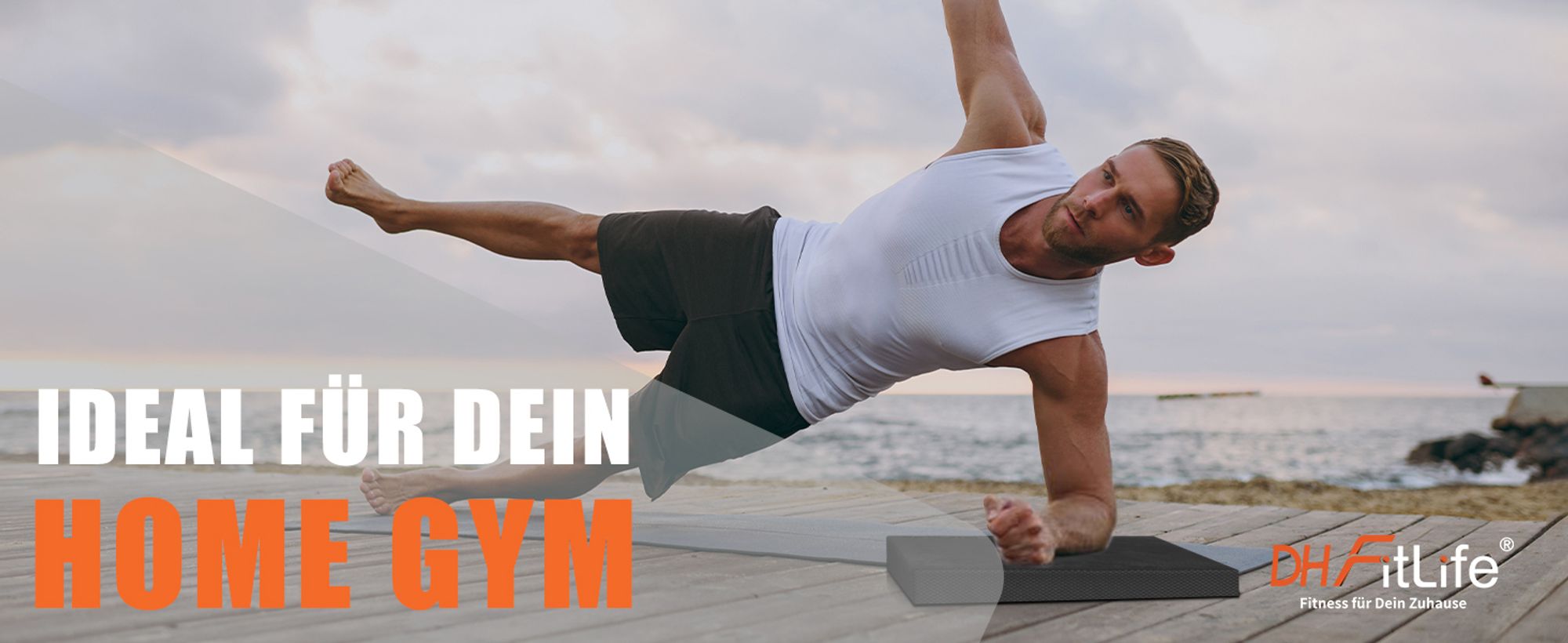 DH FitLife Premium Balance Pad, Balancekissen – Ideal für Gleichgewichtstraining | Yoga, Pilates & Core-Training | Physiotherapie & Fitness-Kissen