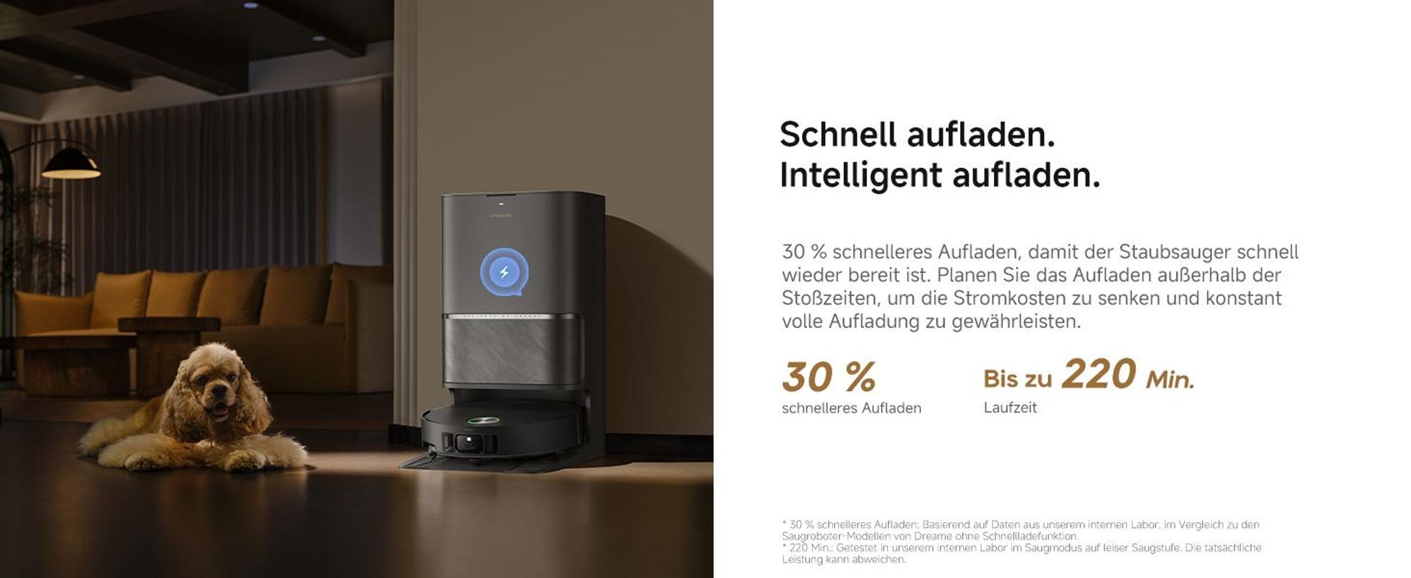 Dreame L60 Ultra Saugroboter mit Wischfunktion,35KPa Saugkraft,KI-3D-ToF-Vision,100°C Selbstreinigung,Doppelflexarme,ausziehbare Seitenbürste,Autolift
