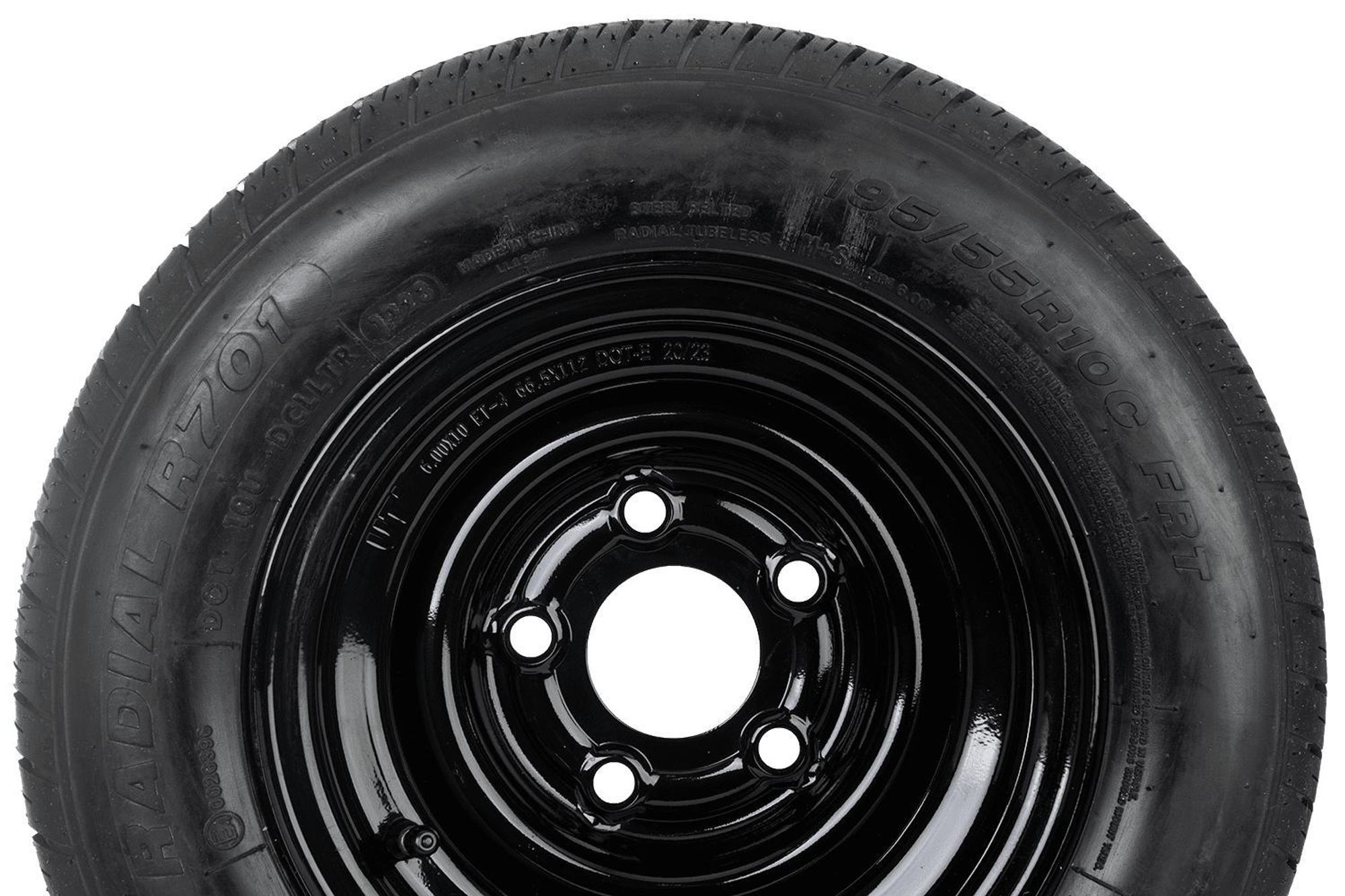 UNITRAILER Komplettrad 195/55 R10C für schwere Anhänger und Wohnwagen