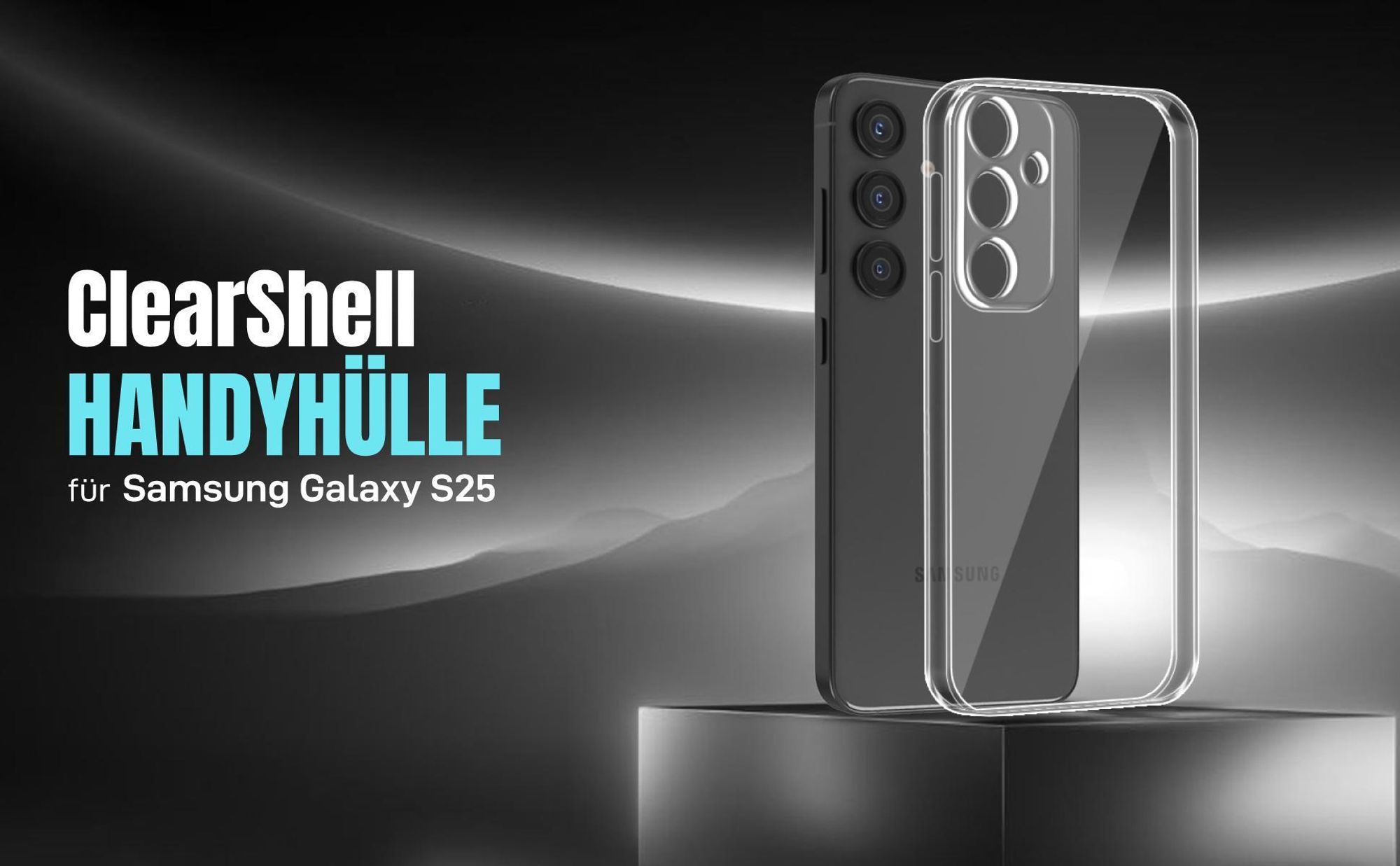Transparente TPU Handyhülle mit optimiertem Schutz für Samsung Galaxy S25