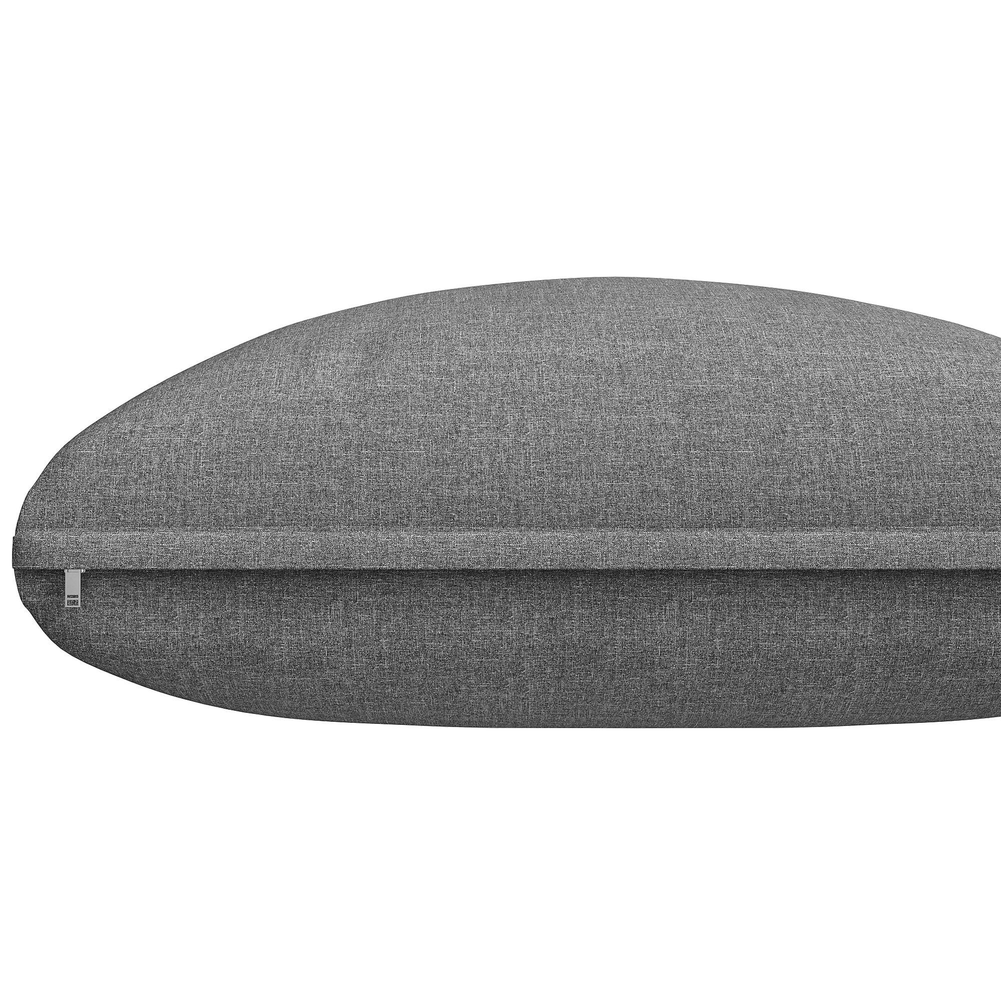 Flieks Gartenlounge-Set 5 teilig, Gartenmöbel-Set mit 2 Couchtischen, Terassenmöbel Balkonmöbel mit Kissen für 5-6 Personen, Sofagarnitur Grau