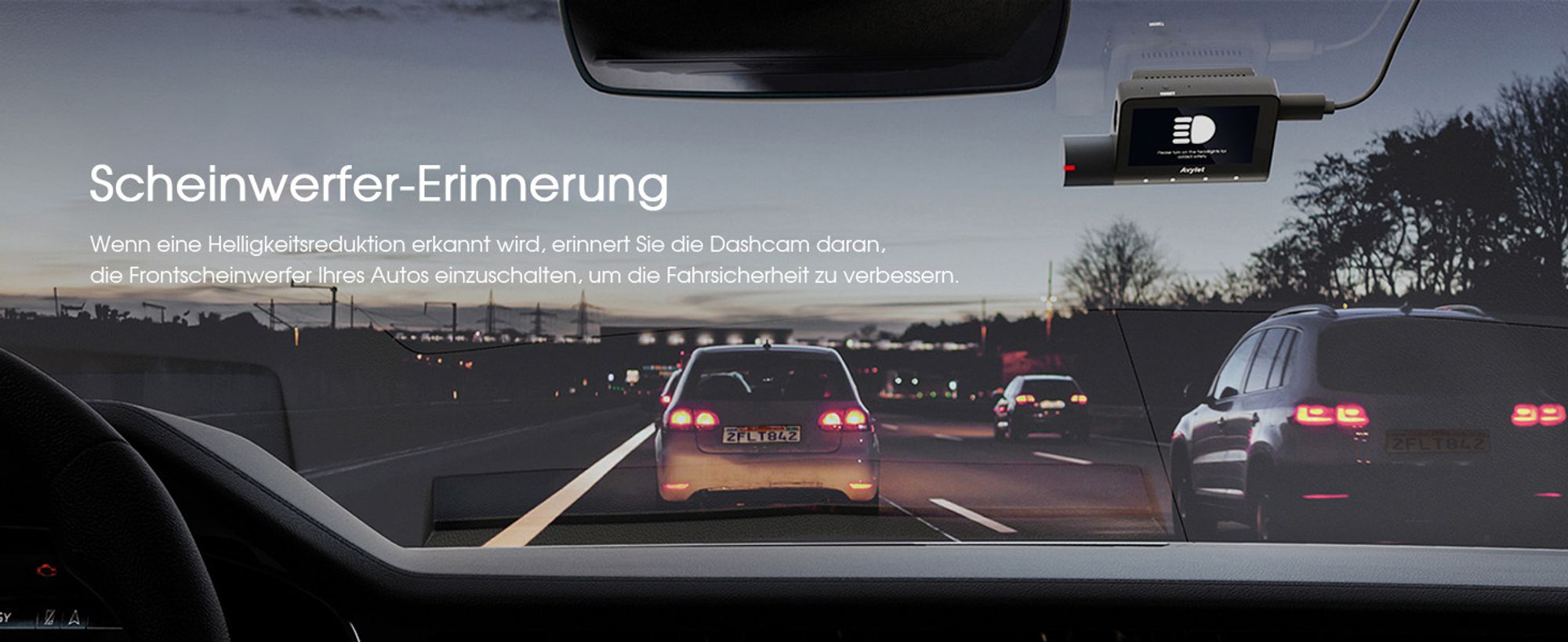 5K 3-Kanal-Dashcam Auto Wi-Fi,GPS,3lens 4K+1080P+1080P Vorne Hinten Innen Autokamera