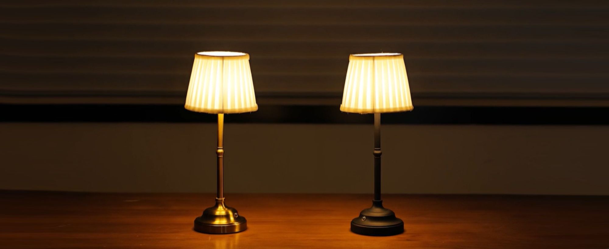2erTragbare kabellose Schreibtischlampe, 5000 mAh, USB-Aufladung, stufenlose LED-Dimmung, Nachttischlampe, geeignet Schlafzimmer, Wohnzimmer，Esszimmer