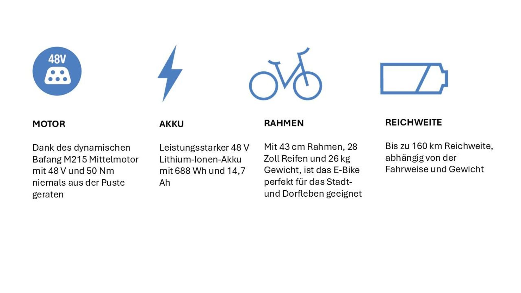 FISCHER E-Bike City CITA 2404 ACTIVE, Rahmenhöhe 43 cm, Akku 688 Wh, Mittelmotor, Nabenschaltung