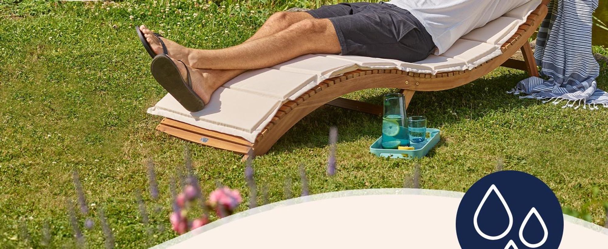 CASARIA® Sonnenliege Klappbar mit Kofferfunktion FSC®-Zertifiziert