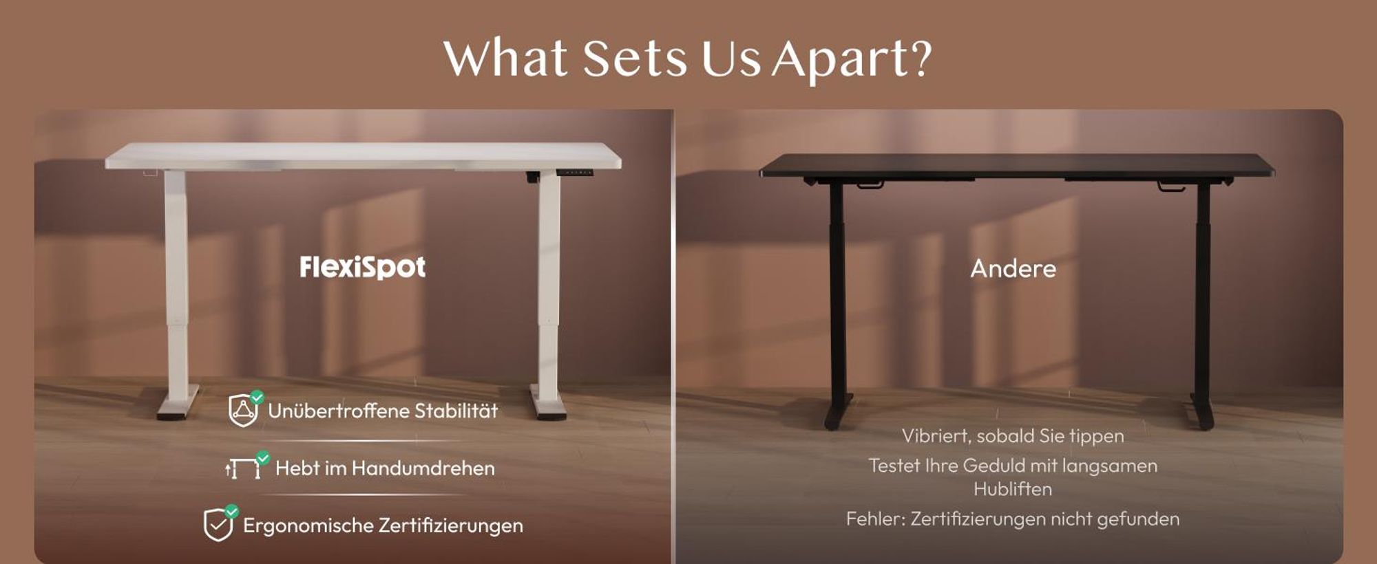 FLEXISPOT QE1 Höhenverstellbarer Schreibtisch 140x60cm, 4 Memory-Funktion, Antikollisionsschutz, 70kg Tragkraft, Haken, Kabelmanagement (Weiß)