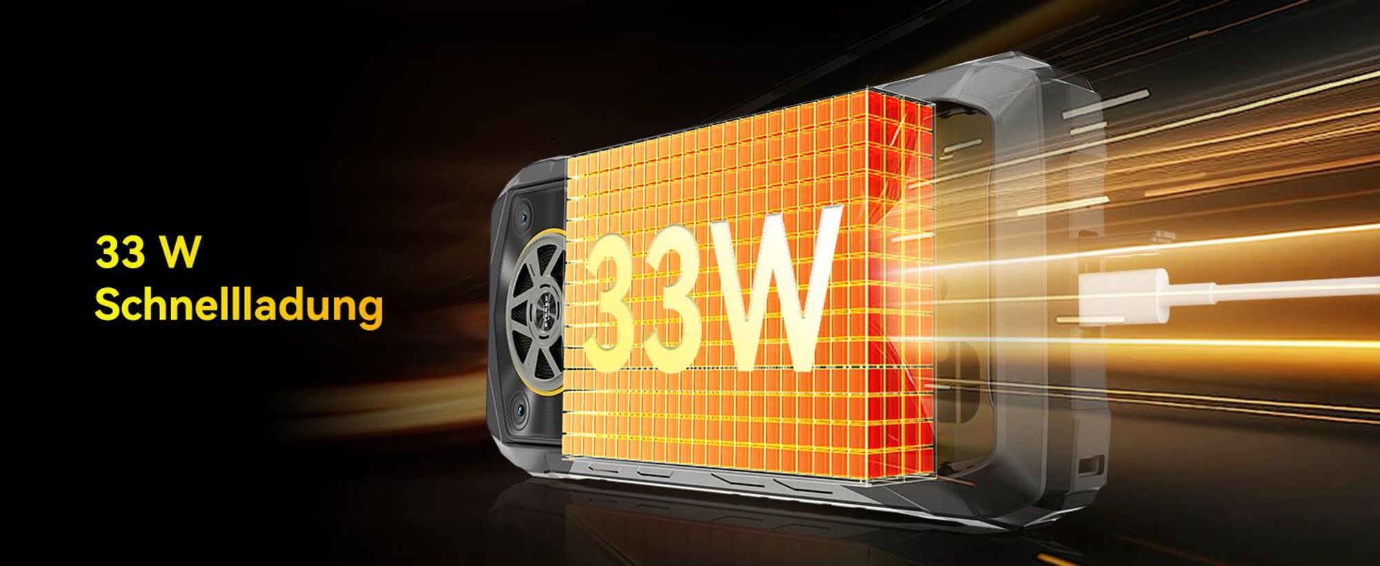 Blackview ROCK 5 Outdoor Smartphone Ohne Vertrag, 48+256GB, Android 16, 20000mAh, 33W, 120Hz, 2.4K, NFC, 108MP+50MP+20MP, 348LM, IP69K&IP68