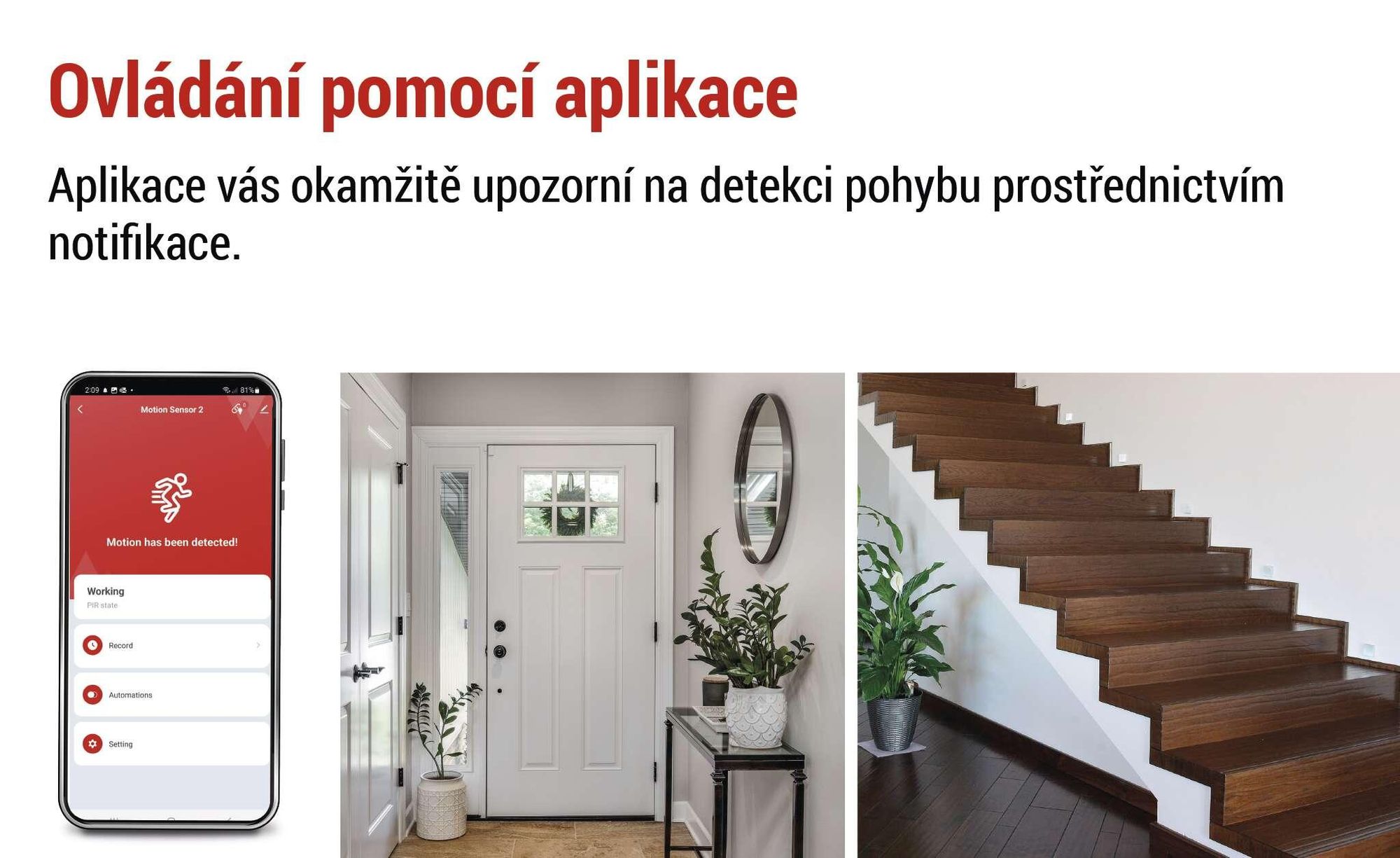 EMOS GoSmart PIR senzor (pohybové čidlo) IP20, ZigBee, H5020